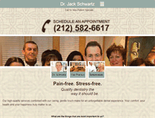 Tablet Screenshot of drjackschwartz.com